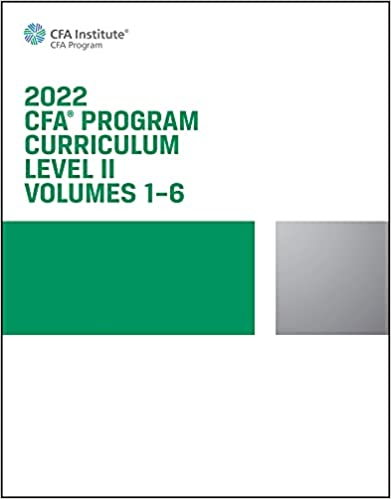 2022 CFA Program Curriculum Level II Box Set - Orginal Pdf